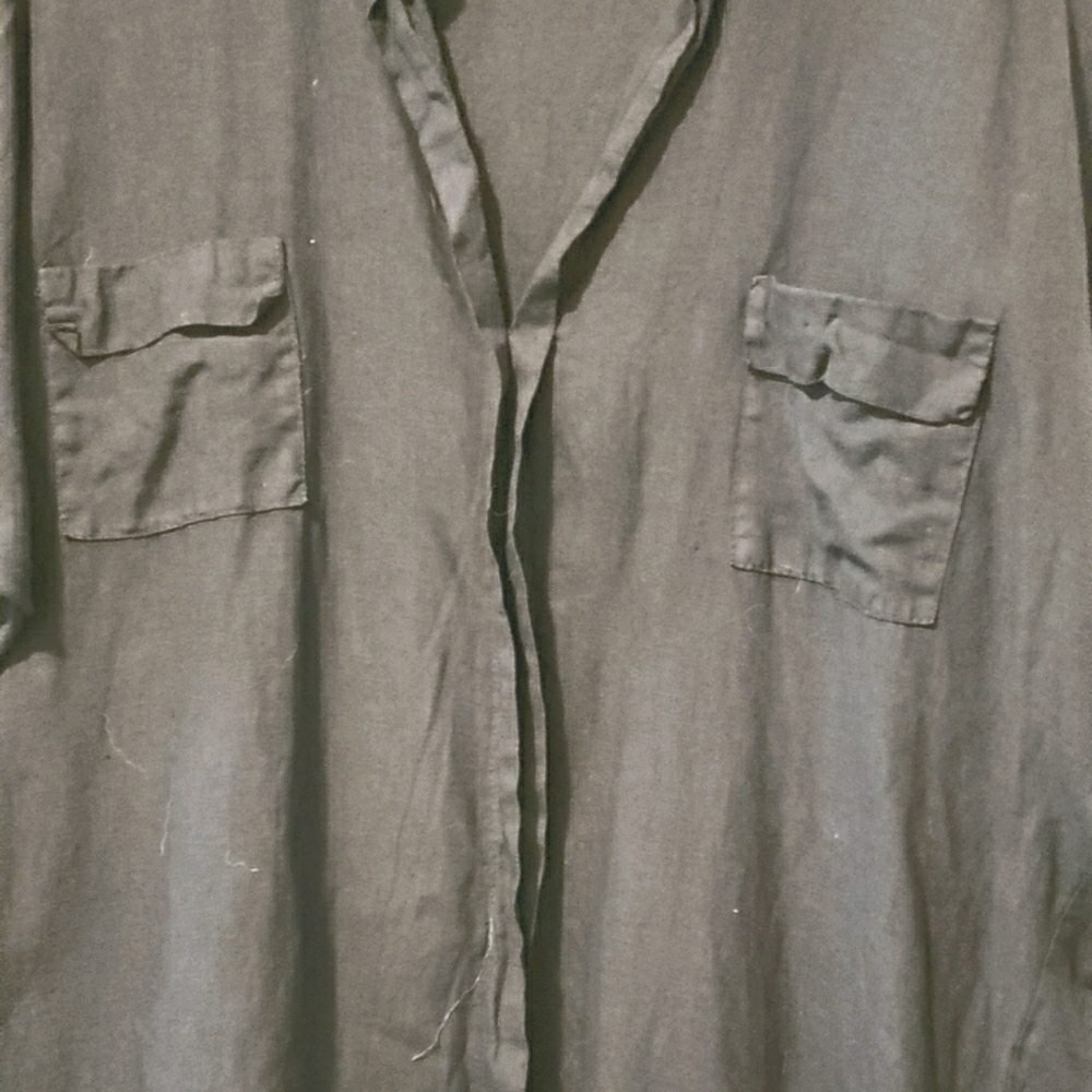 100% LINEN 3/4 length blouse/tunic top.